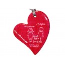 Pendentif coeur stylisé